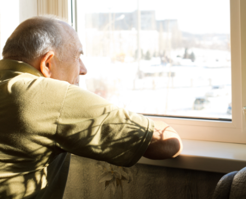 senior isolation at home